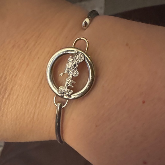Coach Jewelry - Coach Silver Carriage Charm Bracelet